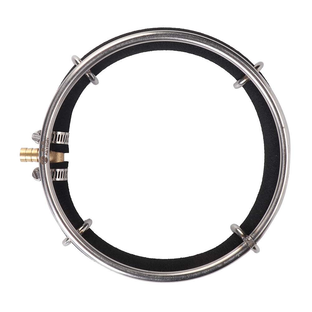 TOPINCN Diffuseur de bulles d'air rond pour aquarium et poissons (25 cm)