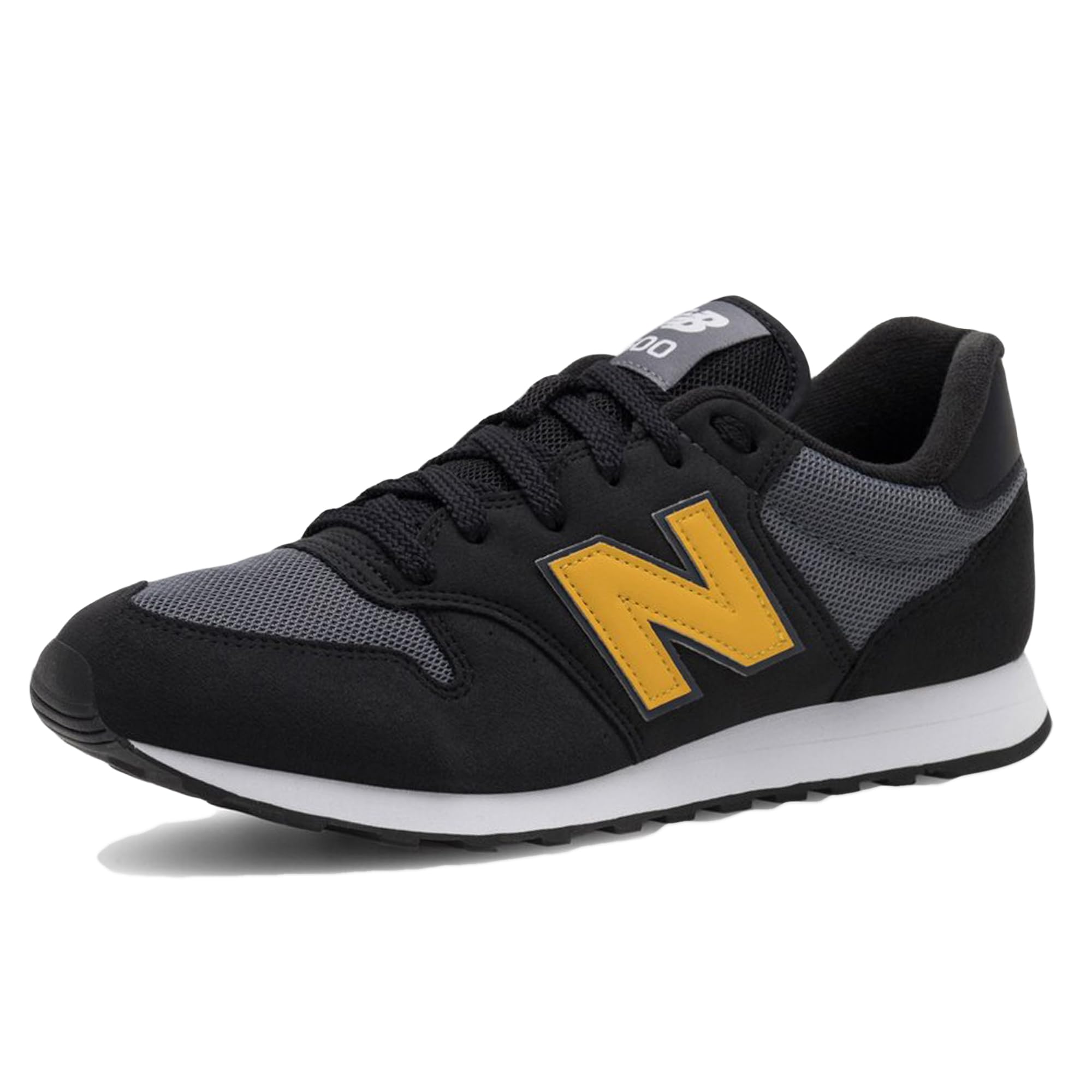 New Balance 500, Sneaker Hombre, Negro, 44 EU