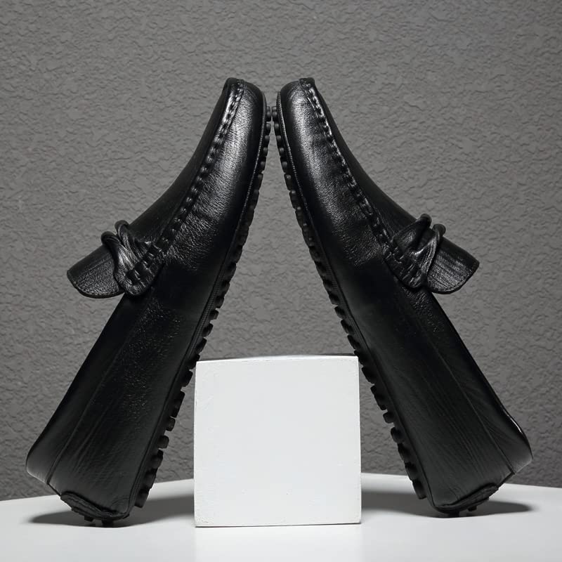 Men's Genuine Leather Flat Loafers-Shoes2