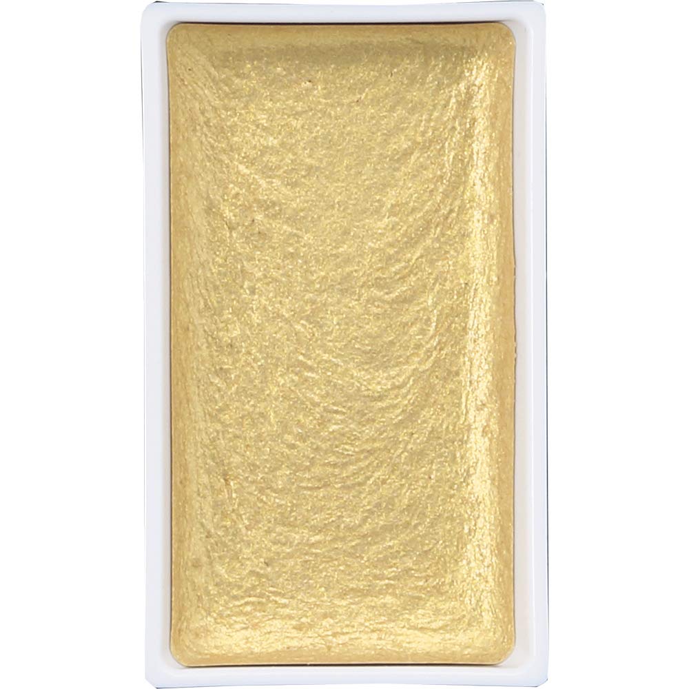 Kuretake Gansai Tambi aquarelle Or clair N°905, idéal pour calligraphie et faire-part