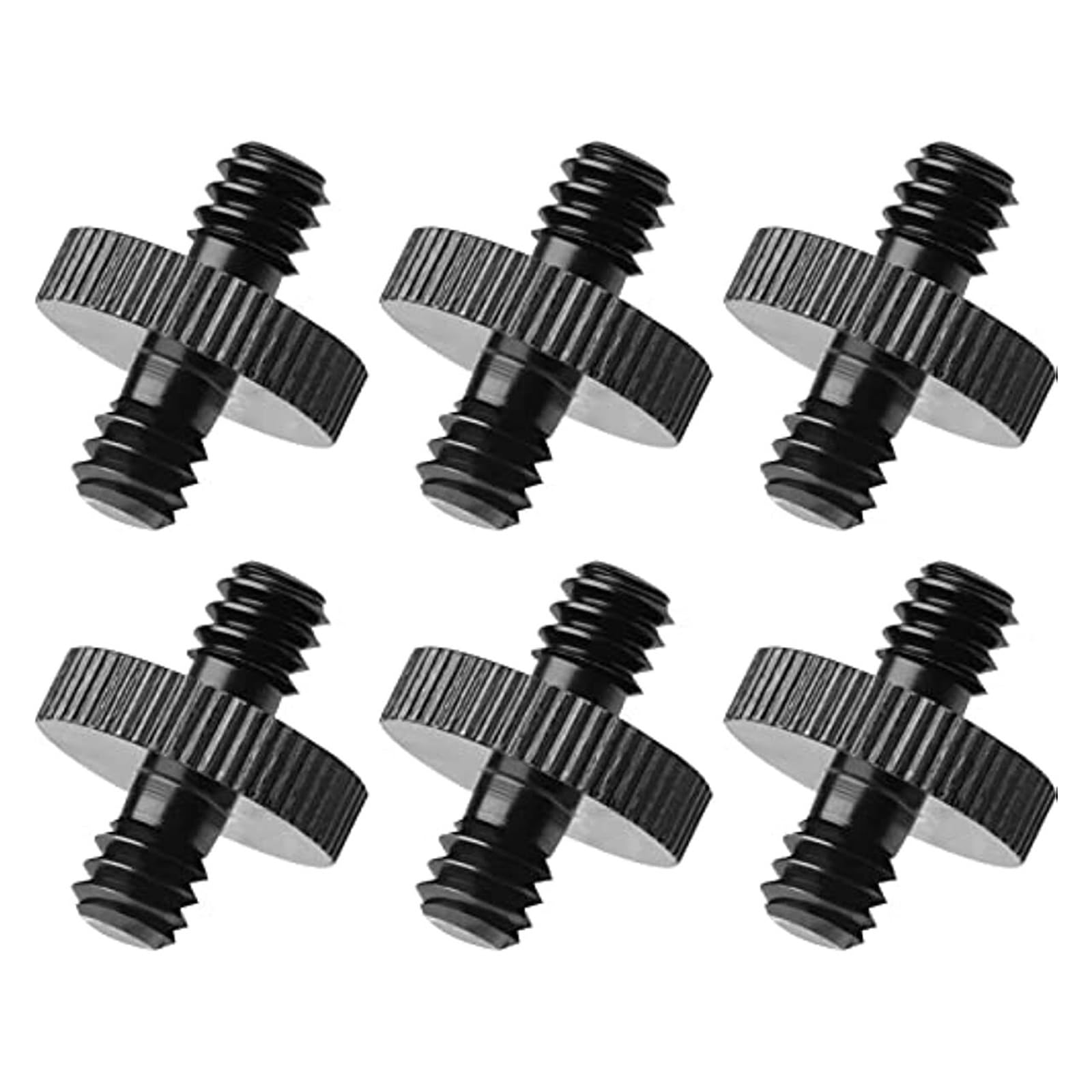 adaptador roscado, Adaptador de tornillo trípode roscado 1/4" macho a(2 Packs)