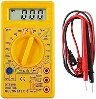 Multímetro Digital Dt-830 Profissional Portátil Com Bateria Cabo Multi Teste Multimetro