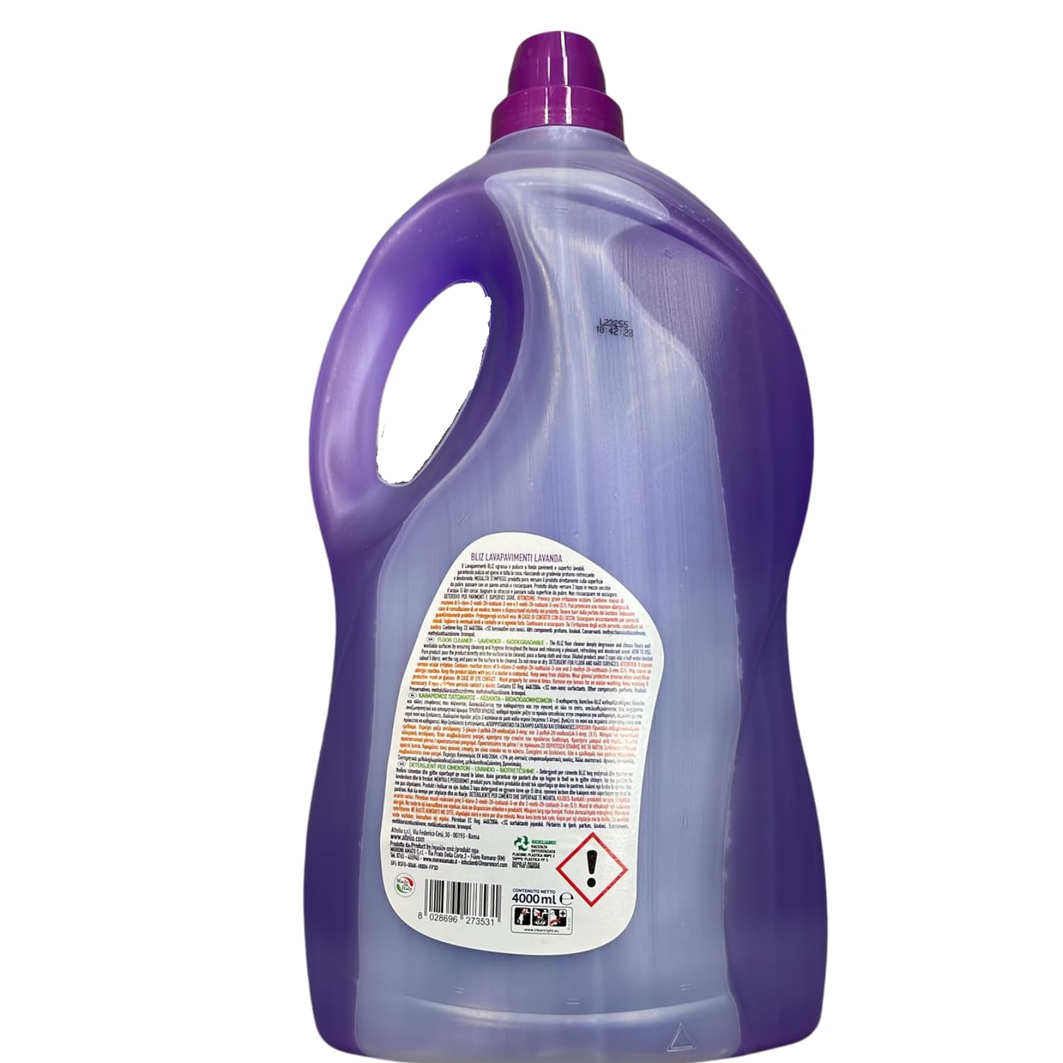 Lavapavimenti al Profumo di Lavanda 4L – Pulizia Profonda e Rilassante – Variazioni 4/8/12 Pezzi (8)