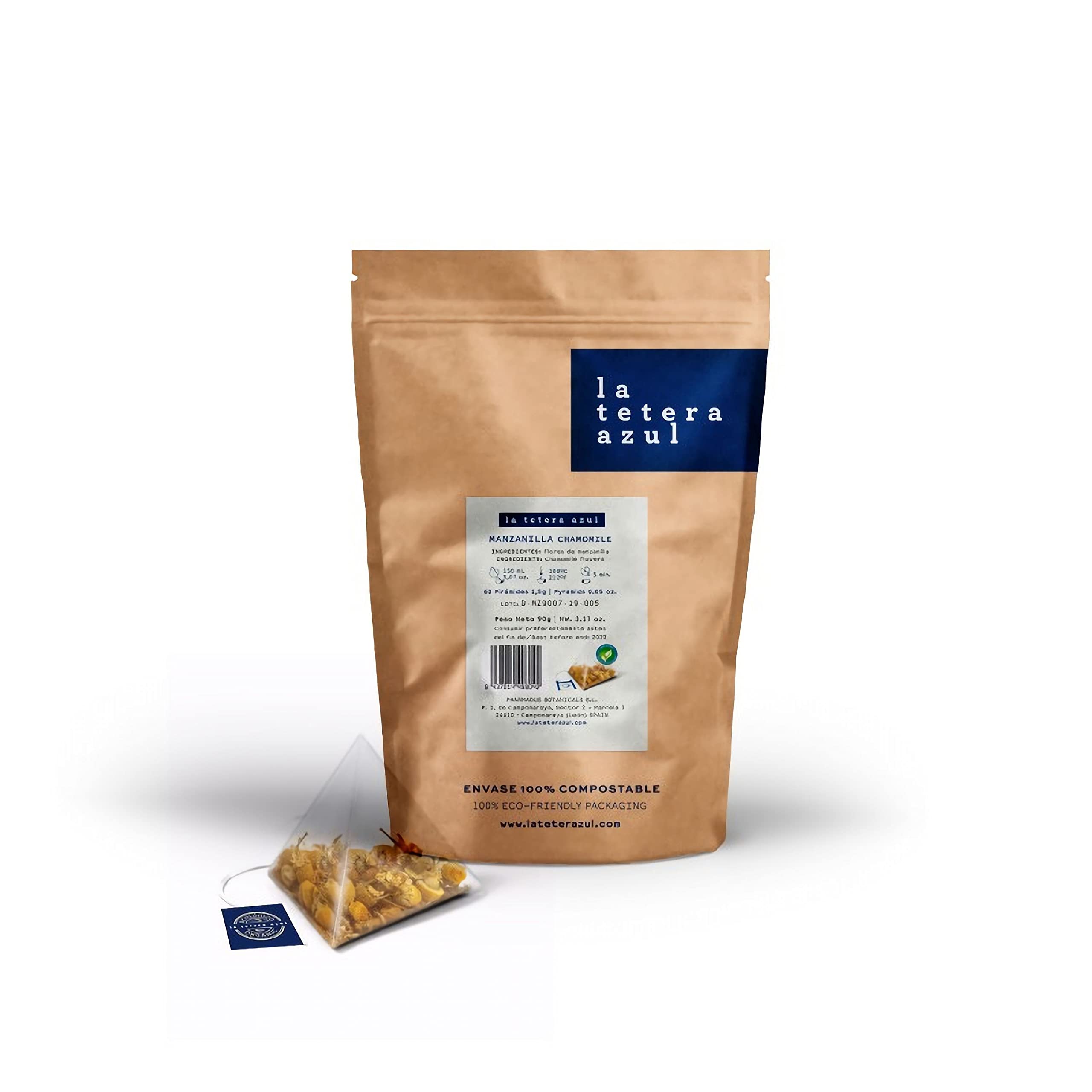 LA TETERA AZUL Infusión De Frutos Del Bosque Premium. Hibisco, Uva, Arándano, Grosella Negra Y Saúco. Frutos Del Bosque Y Frutos Rojos. Bote De 20 Pirámides. — view 42