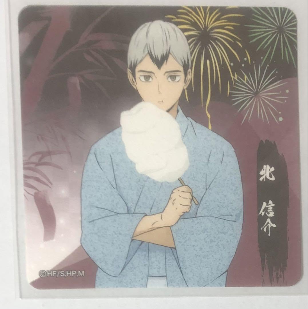 Amazon.co.jp: 北信介 ウィーク コースター イラストカード 縁日 浴衣