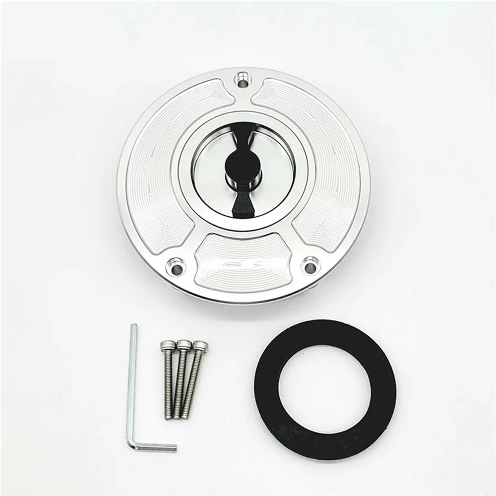 Tappo Serbatoio Carburante Per CB400 Super Four CB500/S CB 600F/900F | Per HORNET CB1000 CB1100 CB1300 ST1300 CBF600N/S CBF1000/500 Gas Carburante Coperchio Tappo Serbatoio(Black Red)