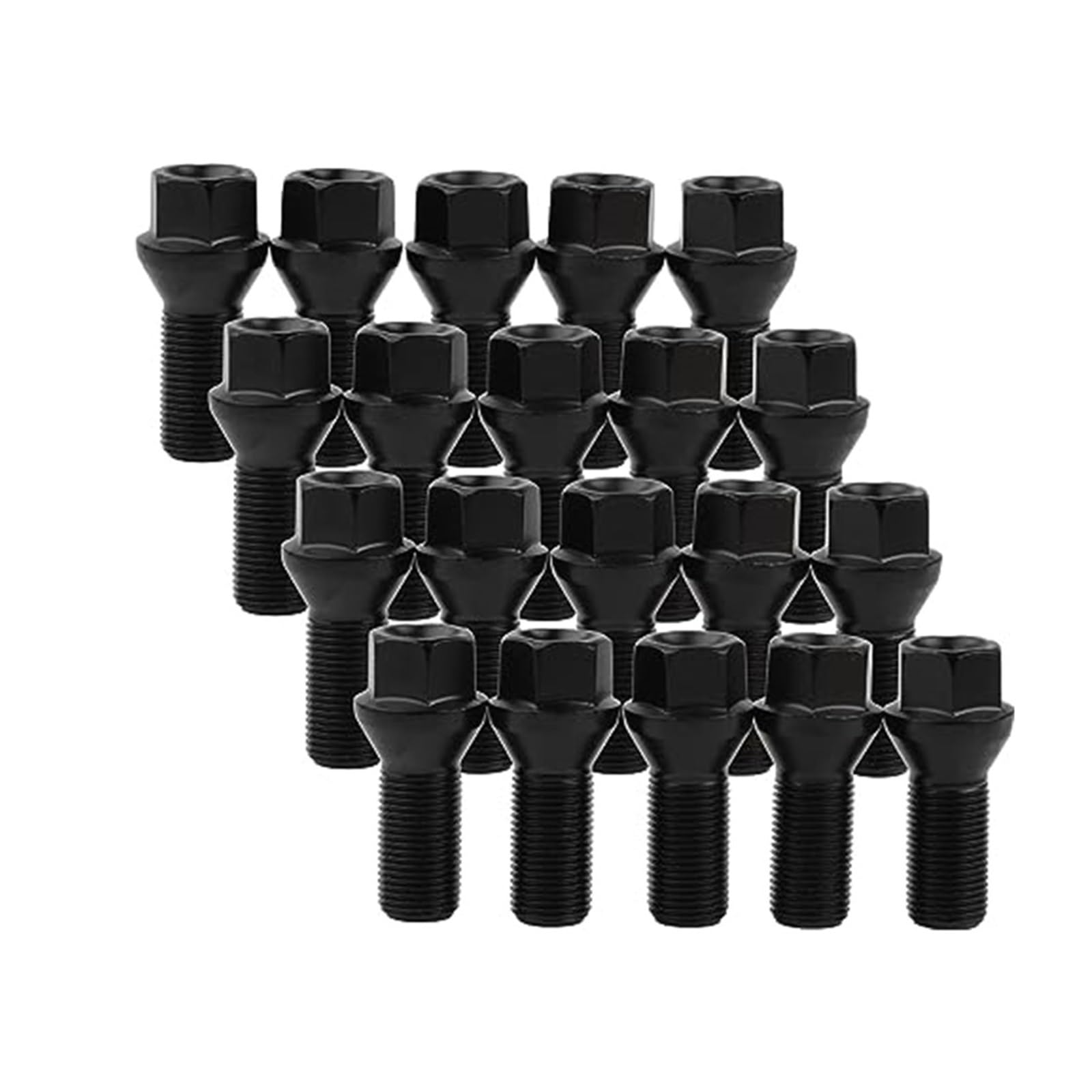 Śruby kół 14 mm X 1,25 do modeli 320I, 330I, 335I, 528I, F30 F35 F10 F25 X3 E70 X5 Długość gwintu 25 mm Szpilki kół OE 36136781151