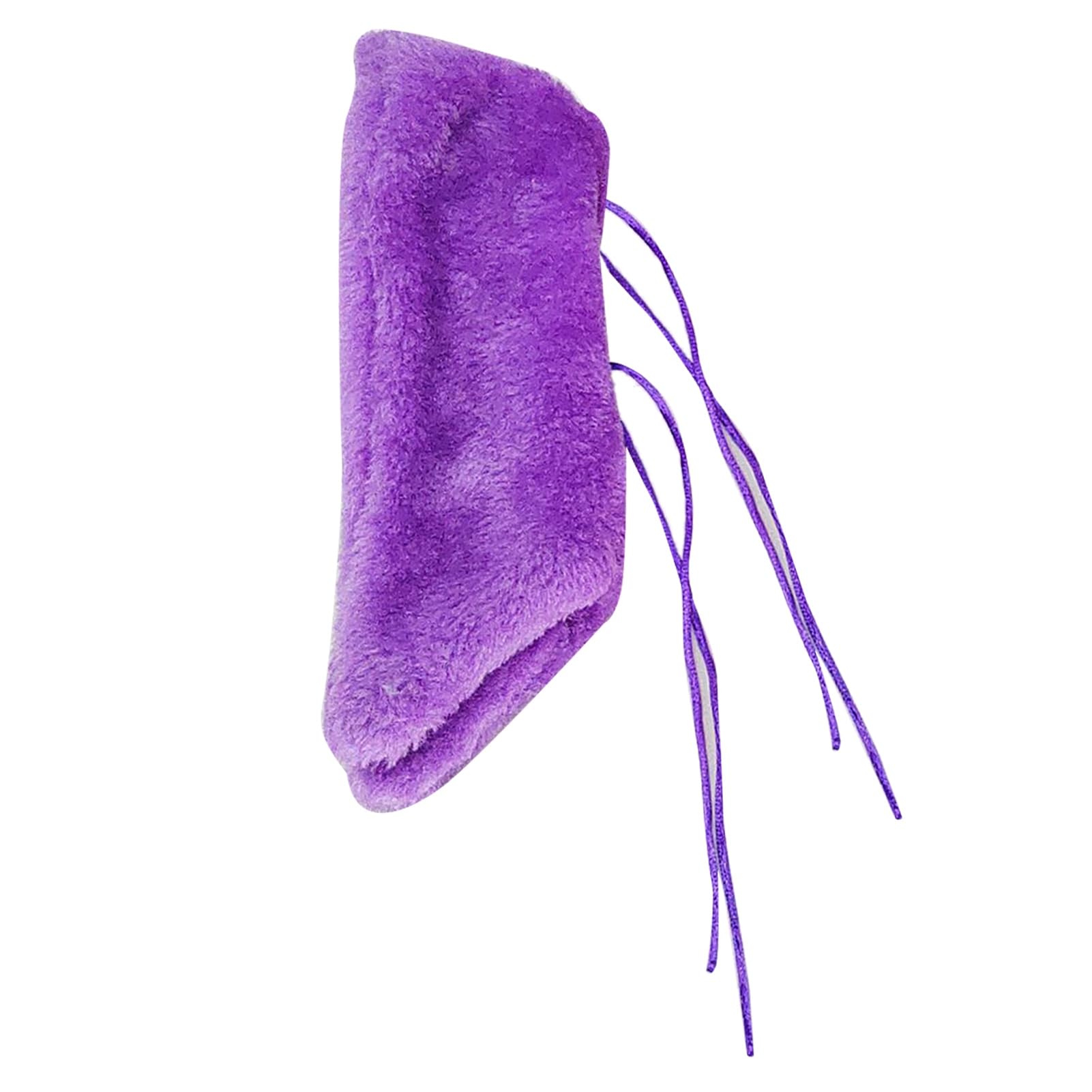 Pssopp Bird Blanket for Cage, Soft and Comfortable Material Warm Cozy Snuggle Hut Cuddle Nest Hanging Toy for Gray Parrot Eclectus Cockatoo (Purple)
