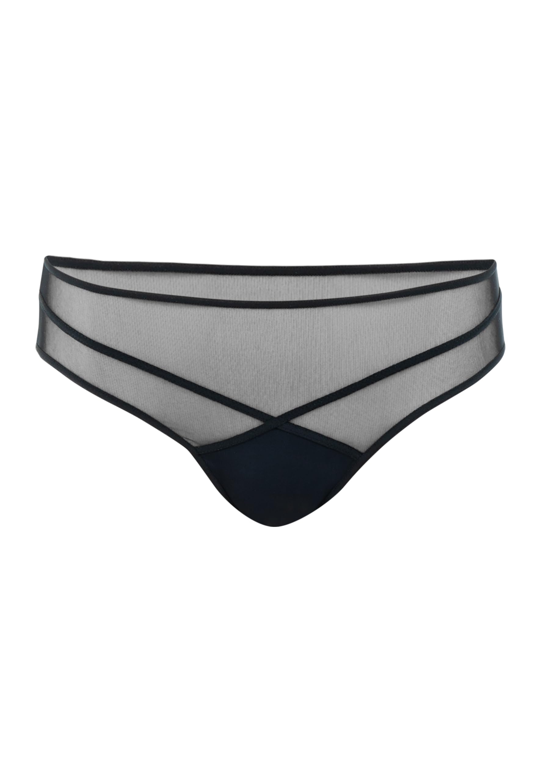 Athena Women's Tulle K168 Briefs, Noir, L