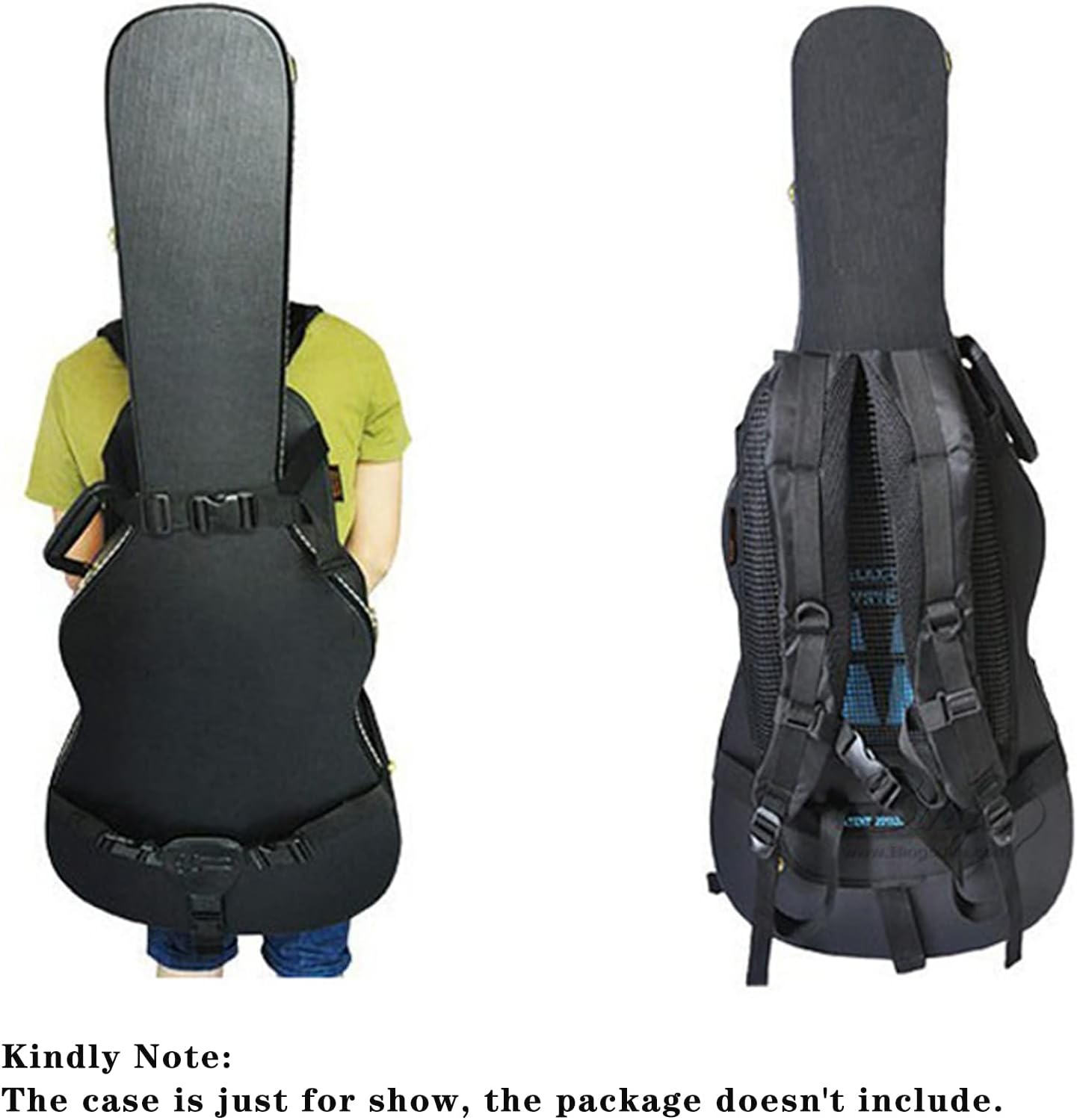 Crossrock CRCS1 Case Saddle for Hard Guitar Case as backpack