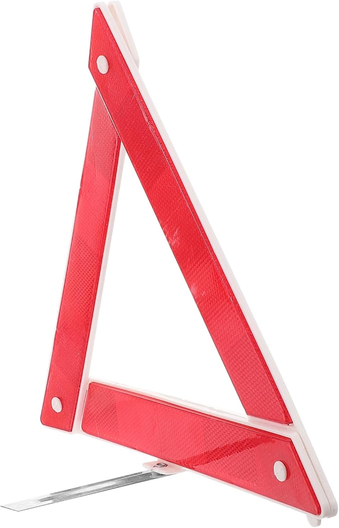 Señales de emergencia reflectantes triángulo para vehículo 4pcs miniatura 8