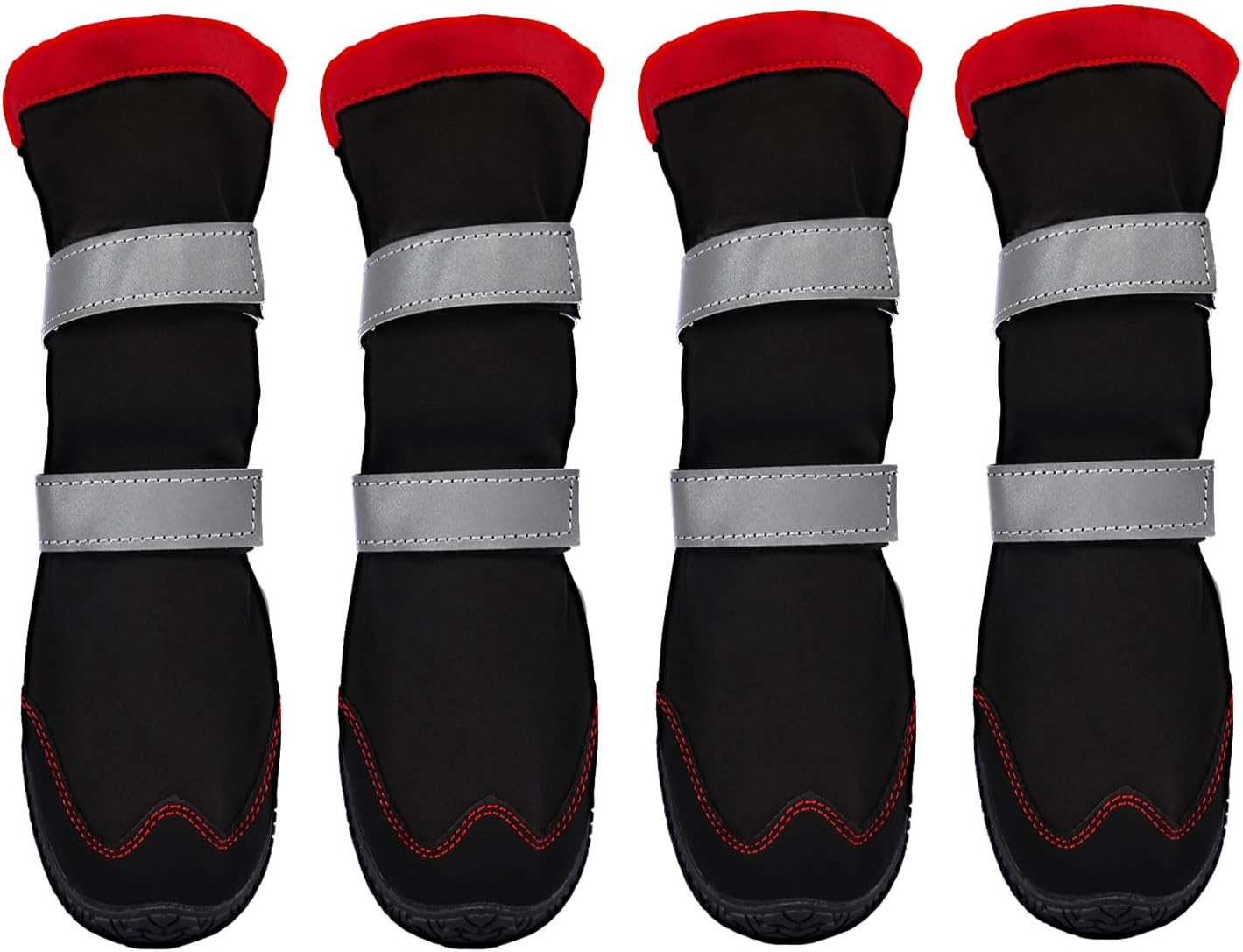 Hilemona Dog Boots Winter Dog Shoes, Reflective Large Dog Booties with