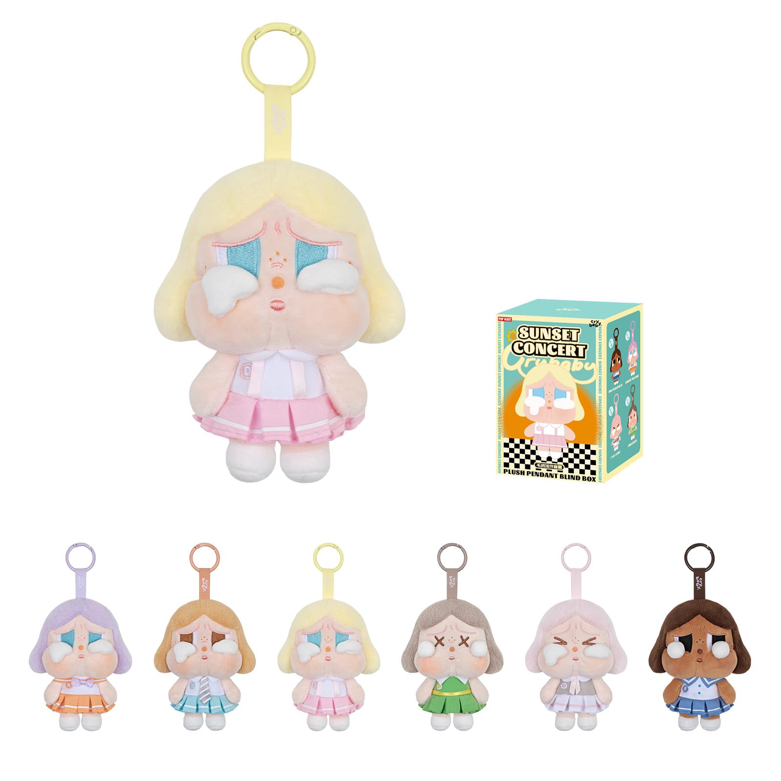 Amazon.com: POP MART Crybaby Sunset Concert Series-Plush Pendant