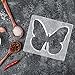 Acrylic Butterfly Router Templates, Clear Router Inlay Woodworking Templates, 5mm Craft Template with Film for Creating Unique Inlays in Signs, Router Jig Charcuterie Boards Guide Tool.