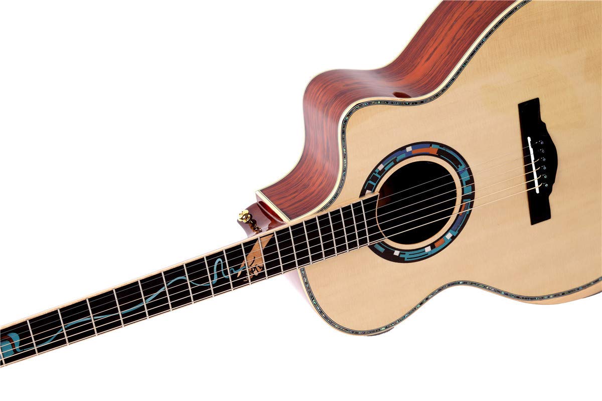 Amazon | Stansen T-930Cアコースティックギター、Cocobolo GFカット