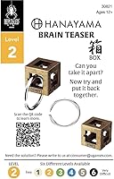 Vista 2 de BePuzzled Box Hanayama Metal Brainteaser Puzzle Mensa Rated Level 2, for Ages 12 and Up