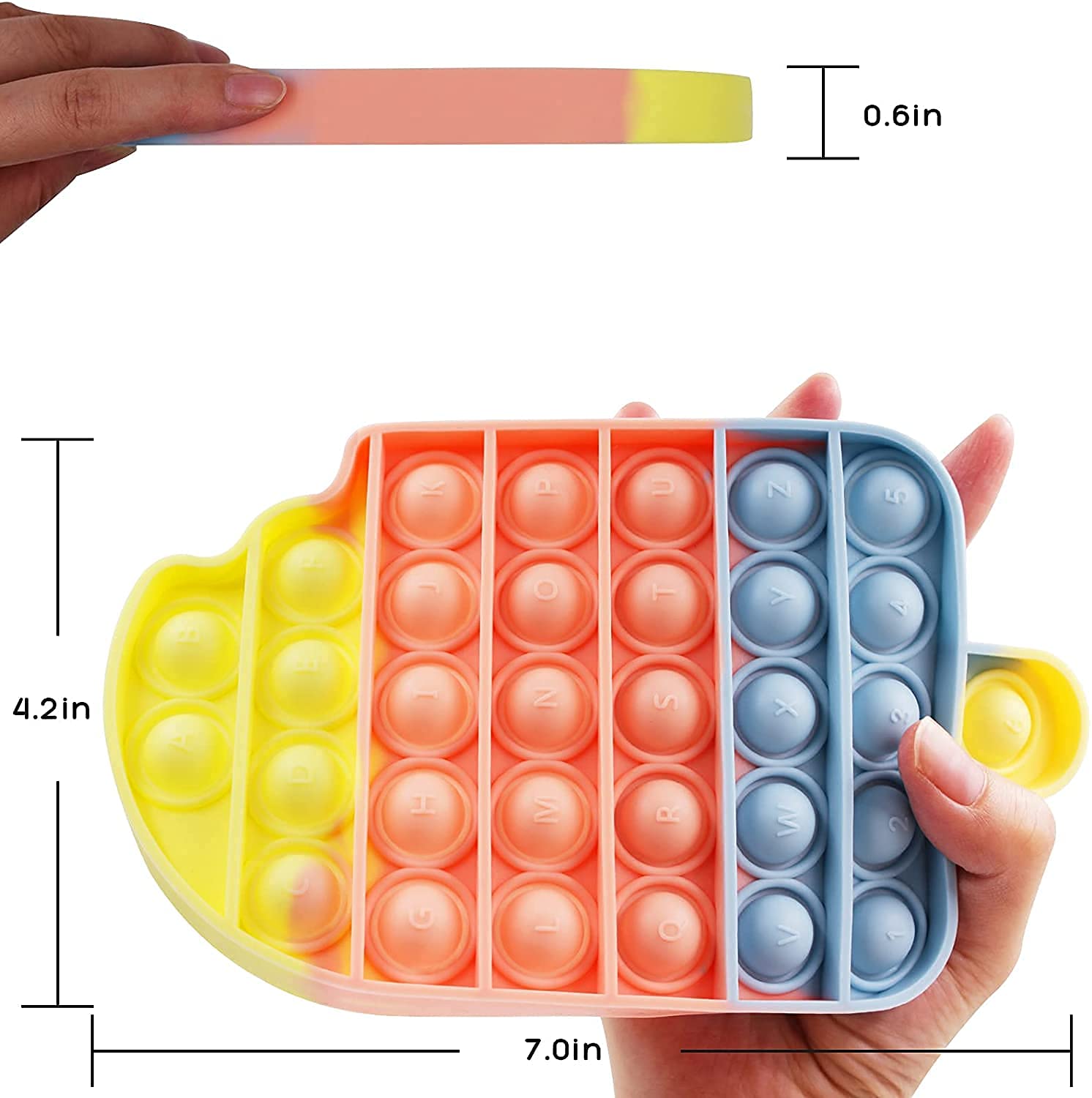 Buy HENGARY pop it Fidget Toys, pop it Fidget Toy Set pop its Fidget