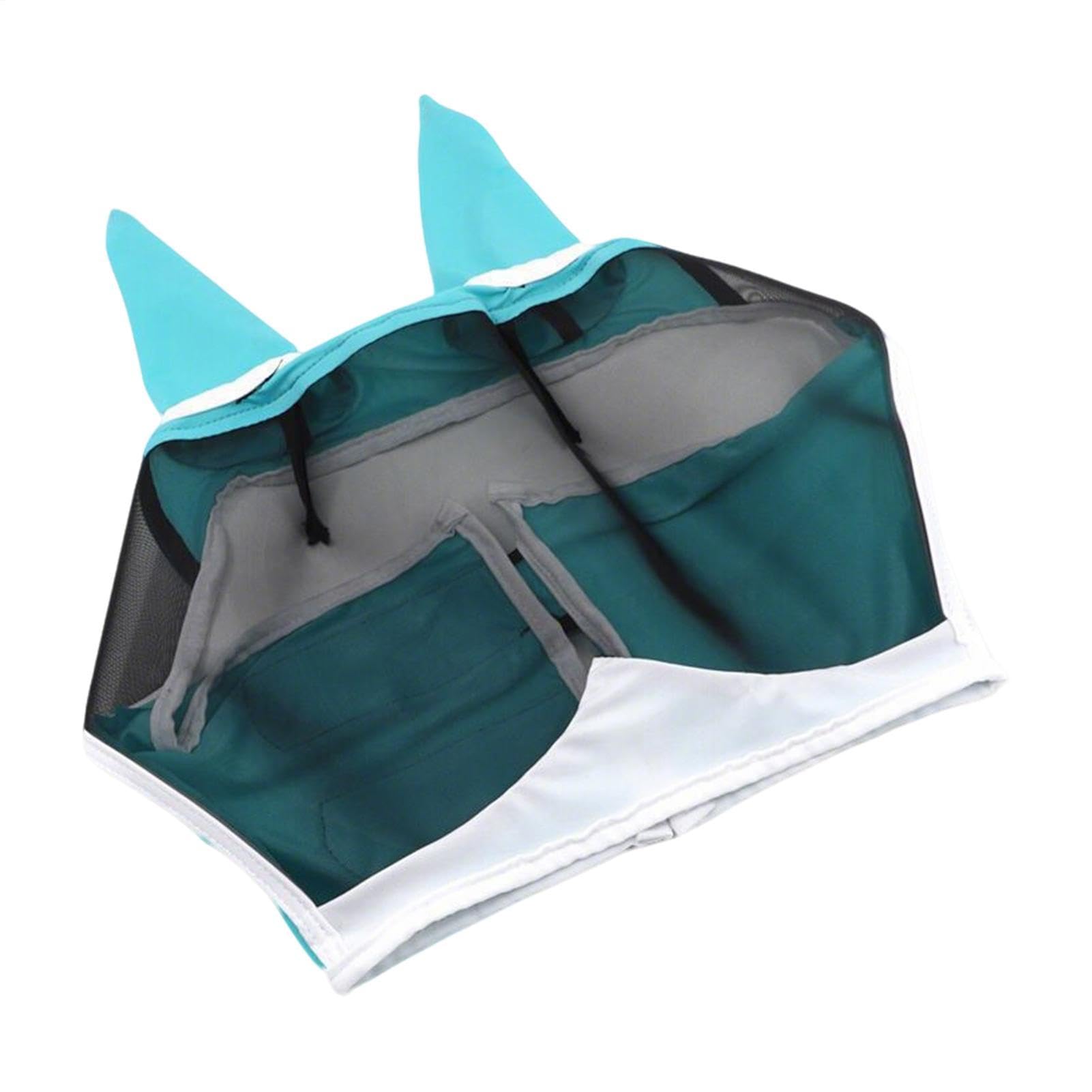 Masque anti-mouches pour cheval respirant protection oculaire UV