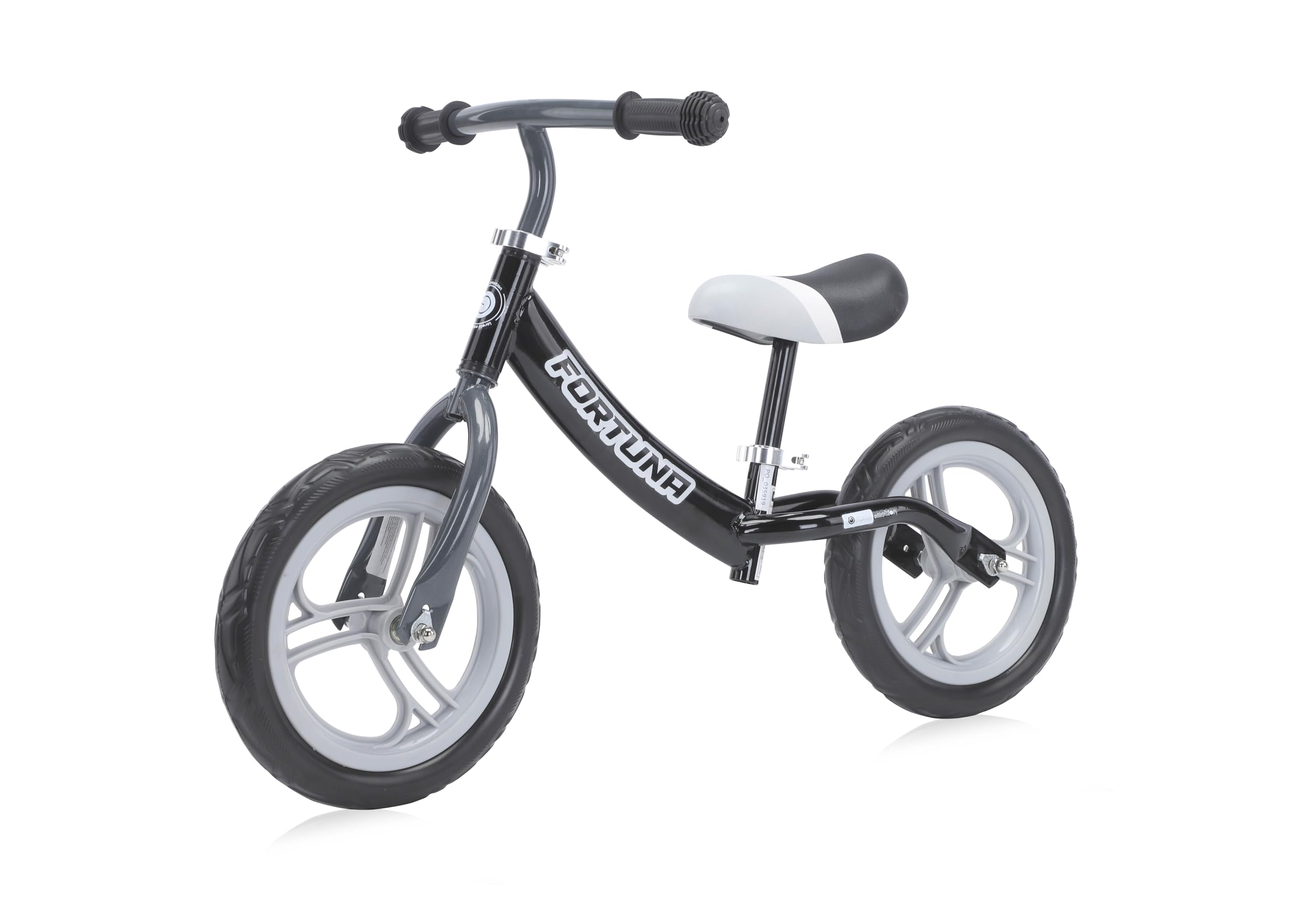LorelliFortuna balance bike with EVA wheels Black and Grey From 2 to 5 Years