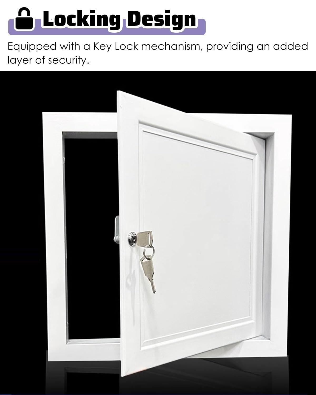Copertura per pannello di accesso a cerniera in metallo per parete, soffitto e pavimento, facile installazione, perfetta per l'accesso alla manutenzione in case e aziende