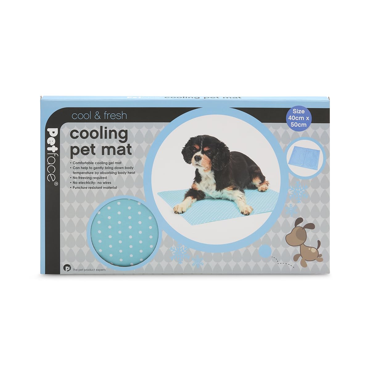 Cool & Fresh Cooling Pet Mat Petface 40x50cm