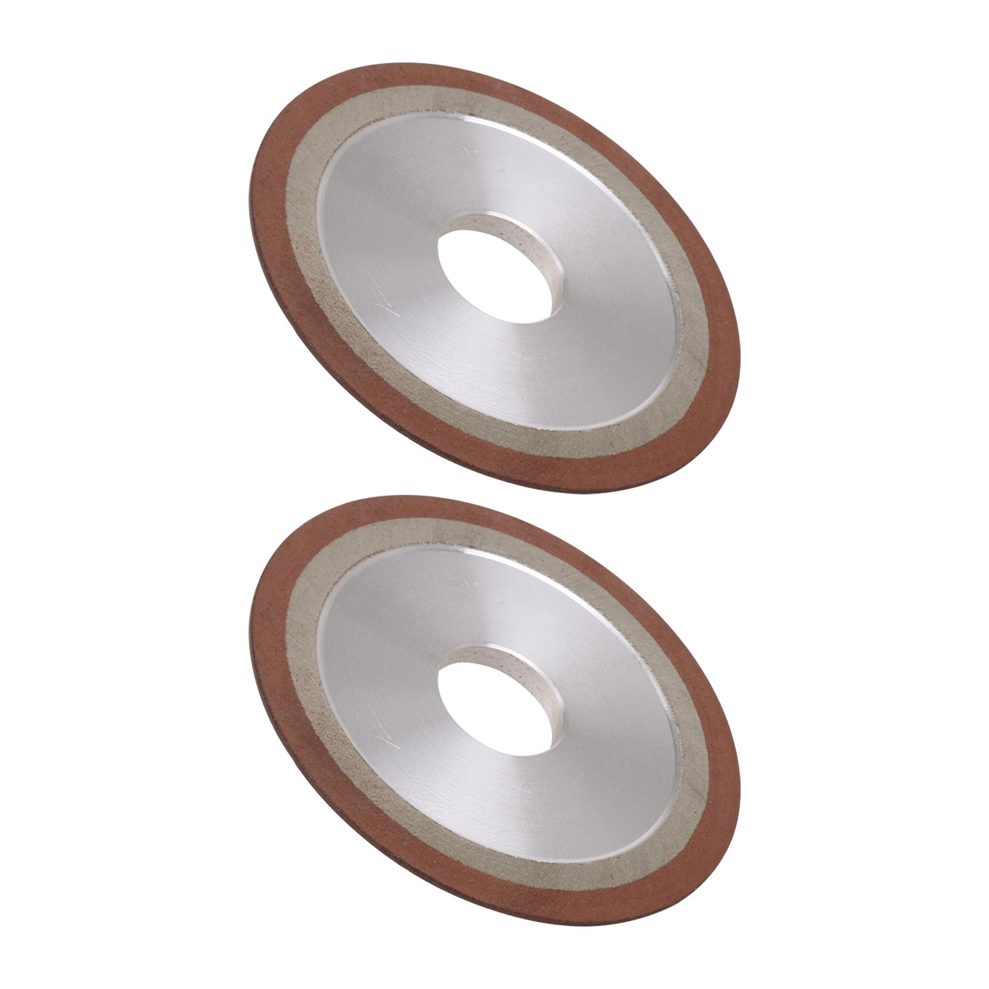 Lot de 2 meules diamantées en résine 125 mm OD 150#
