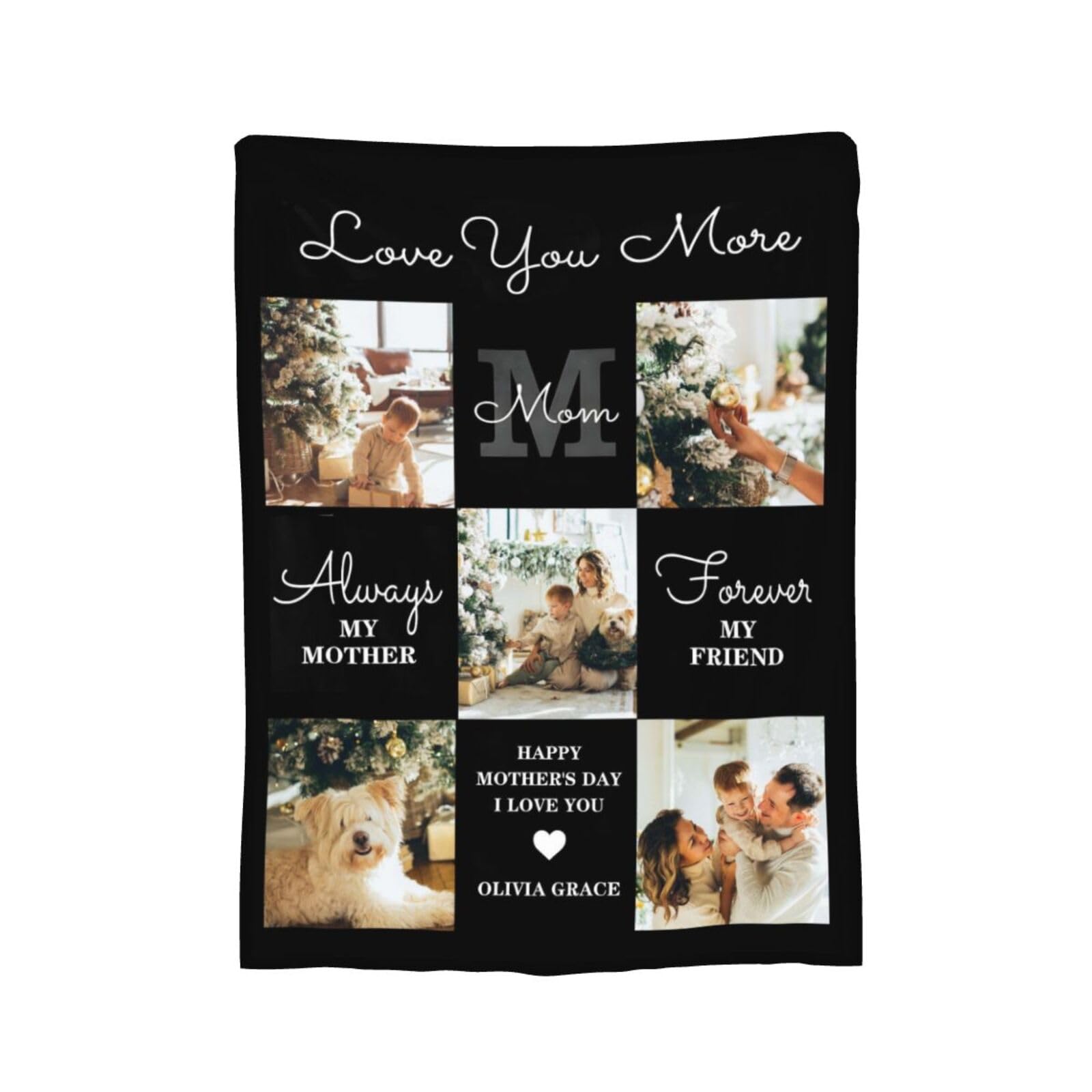Dfggagdhs Custom blanket with Custom Name and Photo,Personalized Comfort Throw blanket, blanket,All Occasion Gifts for Family and Girlfriend