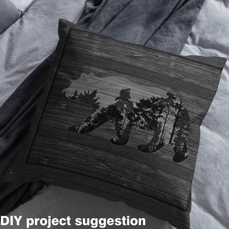 Miniatura 4 de The Yard - Tela rústica de oso de The Yard Farmhouse Wild Animal Decorativa, impermeable, tela rústica de tapicería para sillas, oso natural,