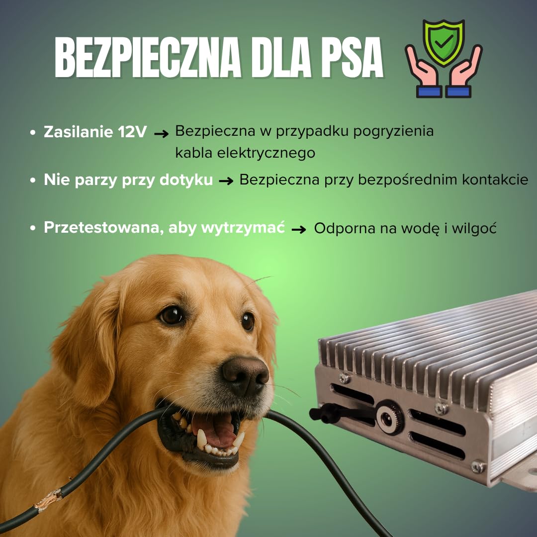 Grzejnik dla psów, ogrzewanie legowisk, elektryczny grzejnik do legowisk dla psów (75 W)