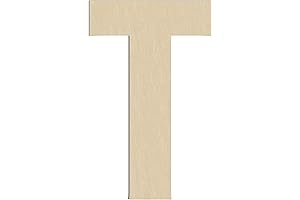 16 Inch Wood Monogram Letter, Paper Mache Letters Unpainted Decor