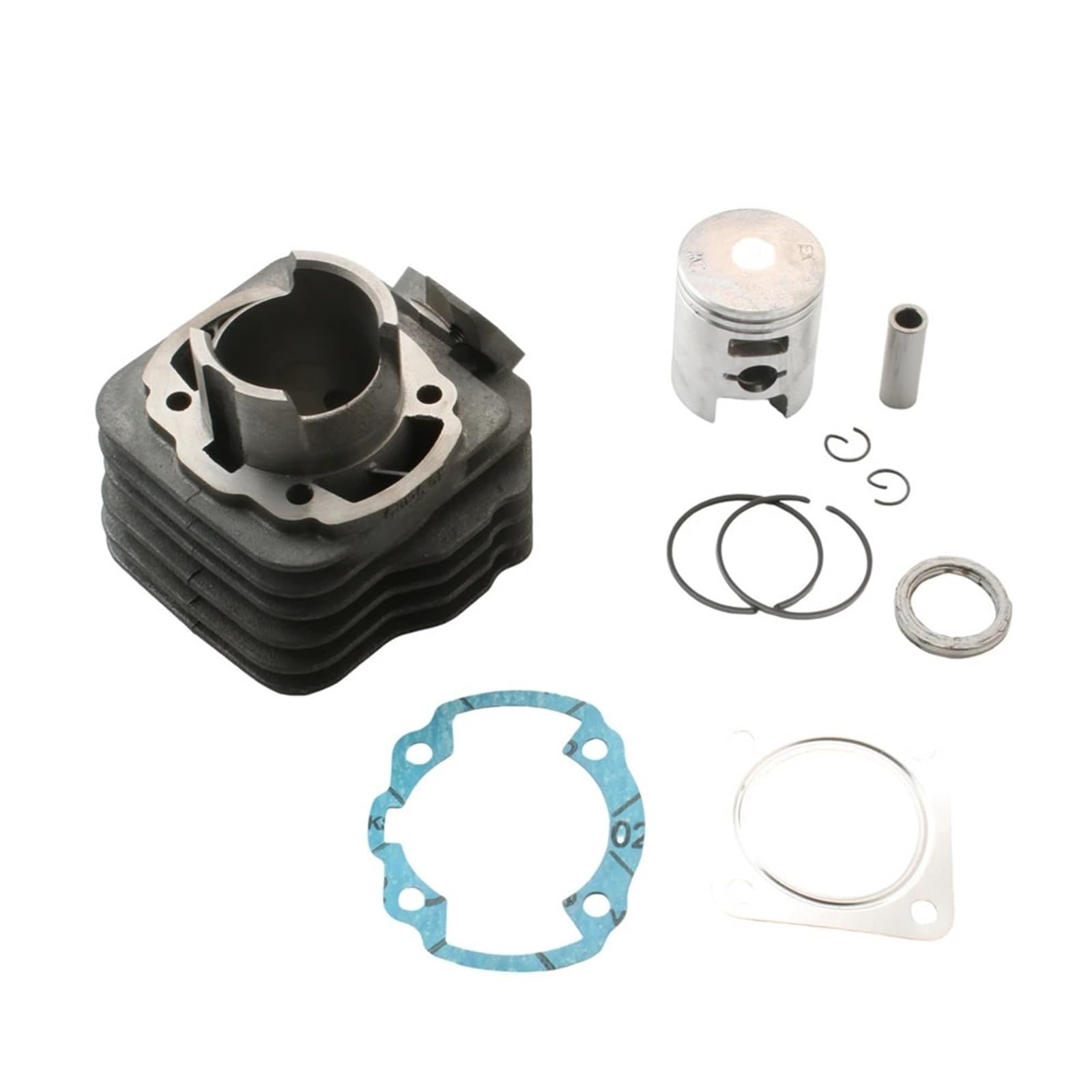 Zestaw bloku cylindrów Big Bore 60cc pasuje do Curio CX50 DJ Fever 1 2 KB 50 Meteorit Scout 50cc 44mm 2T Zestaw cylindra Zestaw big bore do motocykla