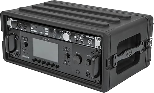 Miniatura 7 de SKB Roto-Moldeado 4U Rack poco profundo (1SKB-R4S)