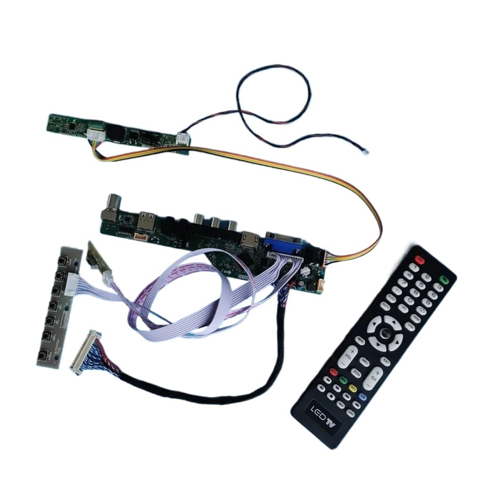 1920 * 1080 60Hz WLDE LCD Matrix for MV215FHM/MV230FHM/MV238FHM/MV270FHM Monitor Controller Board Kit 30 Pin VGA AV USB LVDS