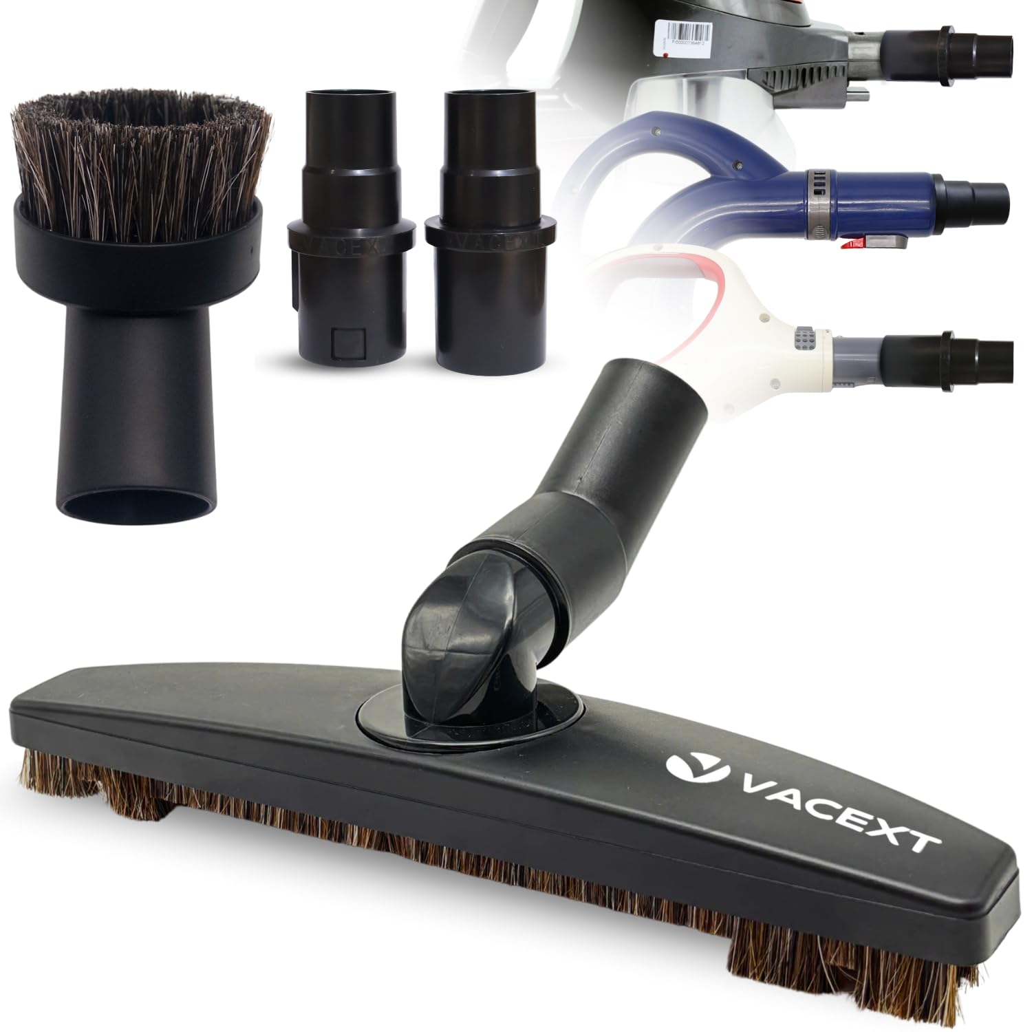 Photo 1 of Round Horse Hair Dusting Brush & Hard Floor Attachment for Shark Vacuum Accessories & Attachments Compatible with Shark Rotator NV360 NV350 NV500 NV501 HV300 HV301 HV322 HV371 HV372