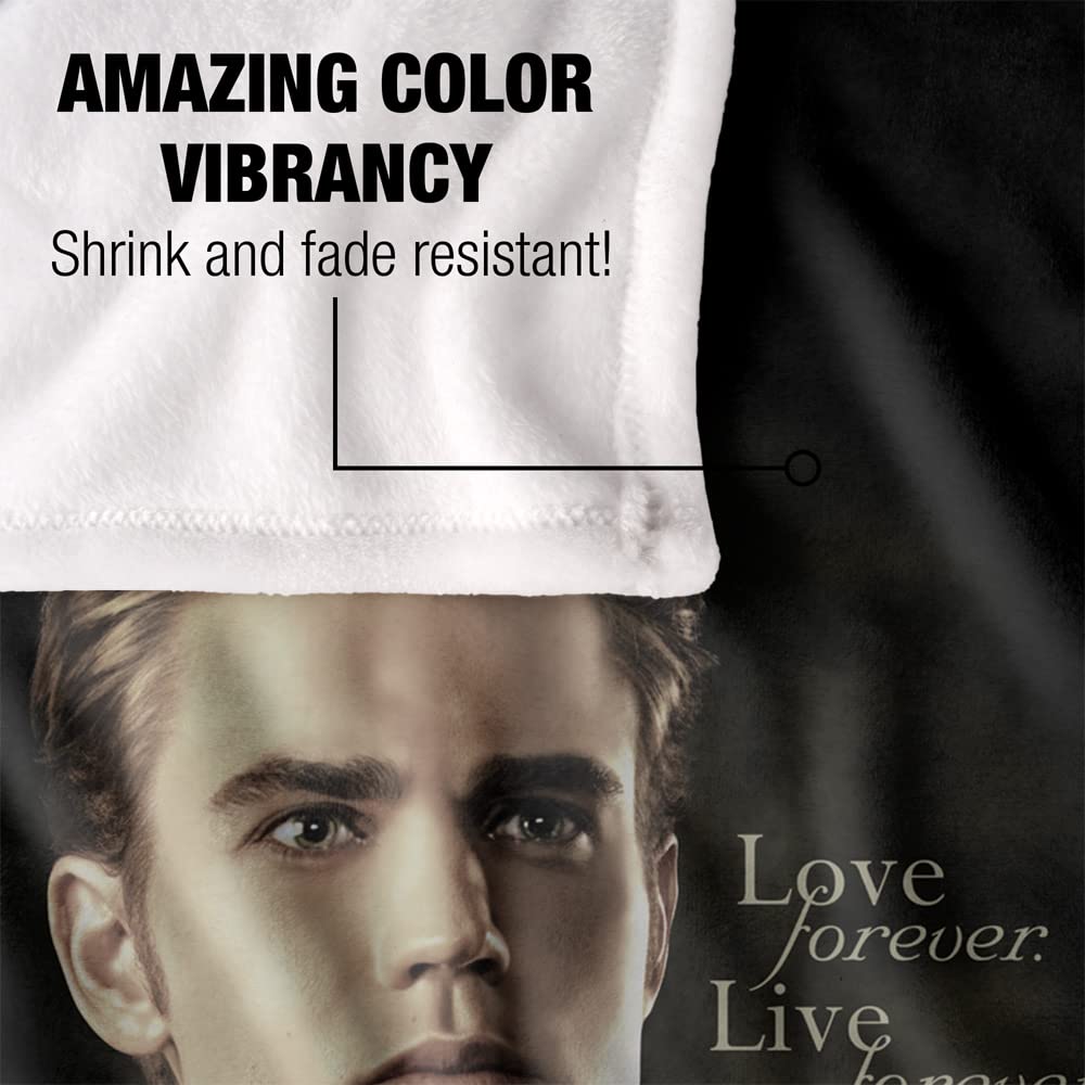 VAMPIRE DIARIES Stefan Wesley Silky Touch Kuscheldecke 152 x 127 cm