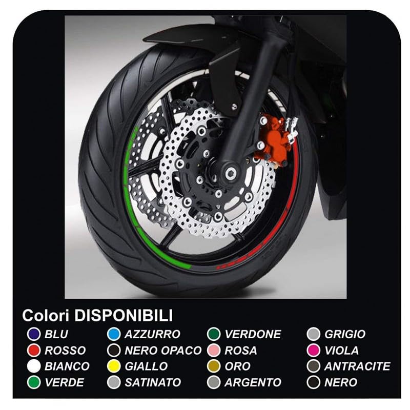 cerchi ruote moto strisce adesive TRICOLORE CERCHI Bordo Adesivo GP TRICOLORE ITALIA ADESIVI CERCHI MOTO adesivi cerchi moto GP STYLE Adesivi per CERCHIONI MOTO (TRICOLORE COME IN FOTO