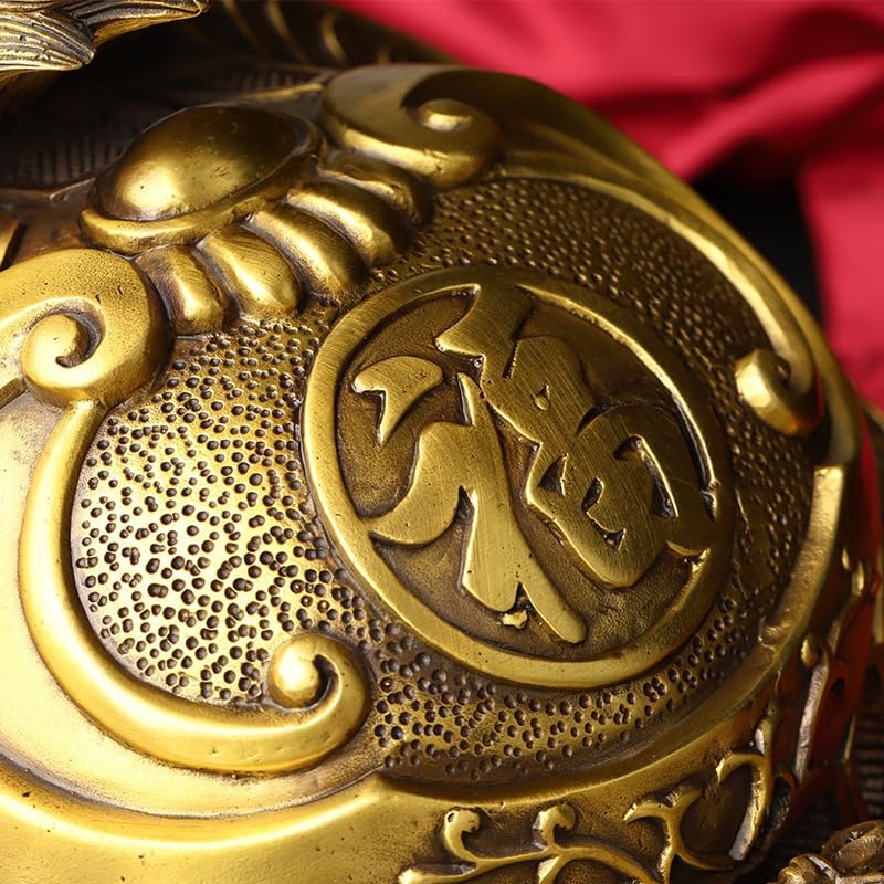 ドラゴン彫刻の金属製装飾ベル 【公式ショッピングサイト】