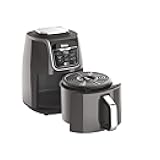 AF161 Max XL Air Fryer that Cooks, Crisps, Roasts, Bakes, Reheats and Dehydrates, with 5.5 Quart Capacity, and a High Gloss Finish, Grey