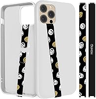 Vista 7 de UKON Agarre de silicona para teléfono, 2 correas de teléfono reutilizables con tres tiras cortas de silicona, combinación de bricolaje