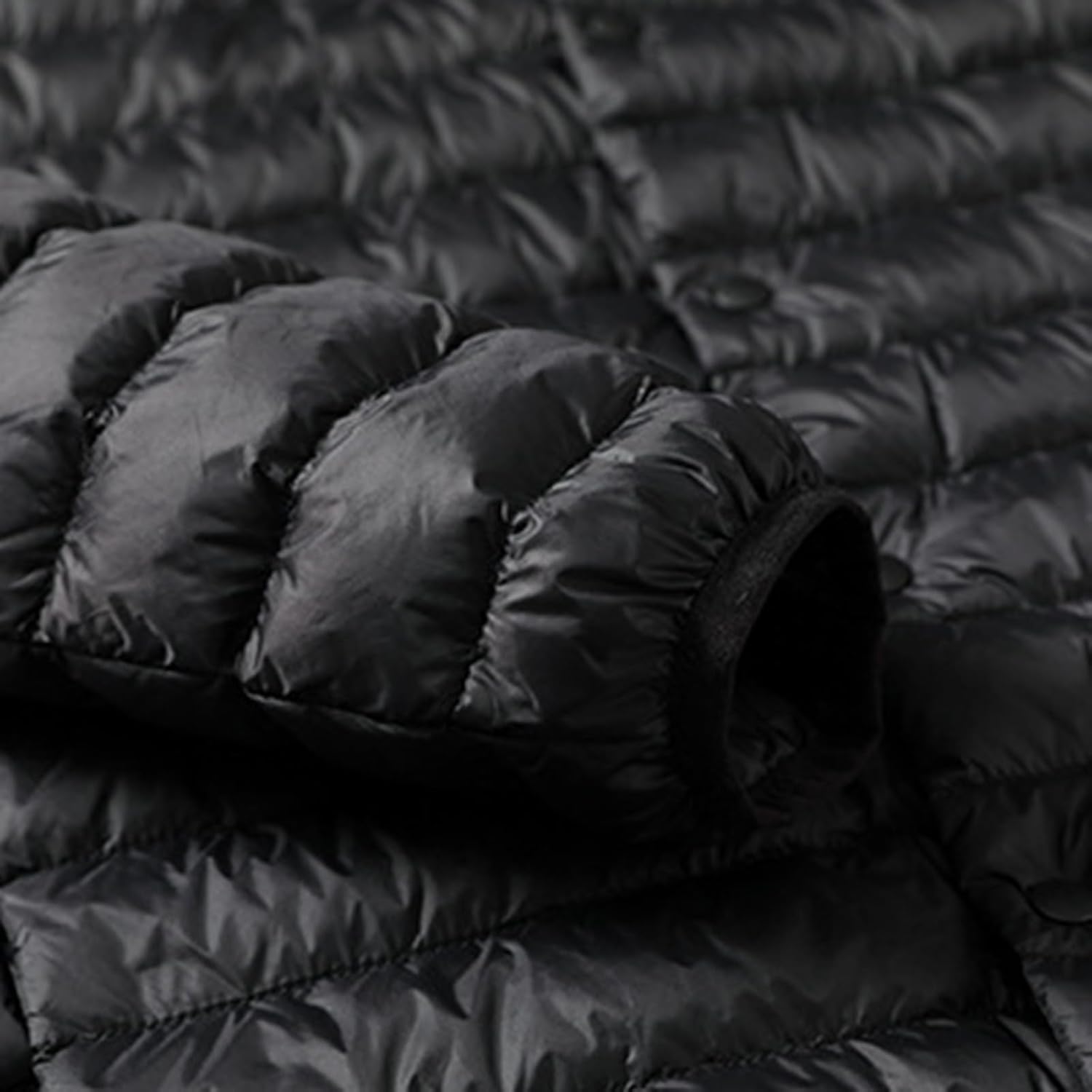 インナーダウン ダウンジャケット メンズ 冬 軽量 大きいサイズ 黒  