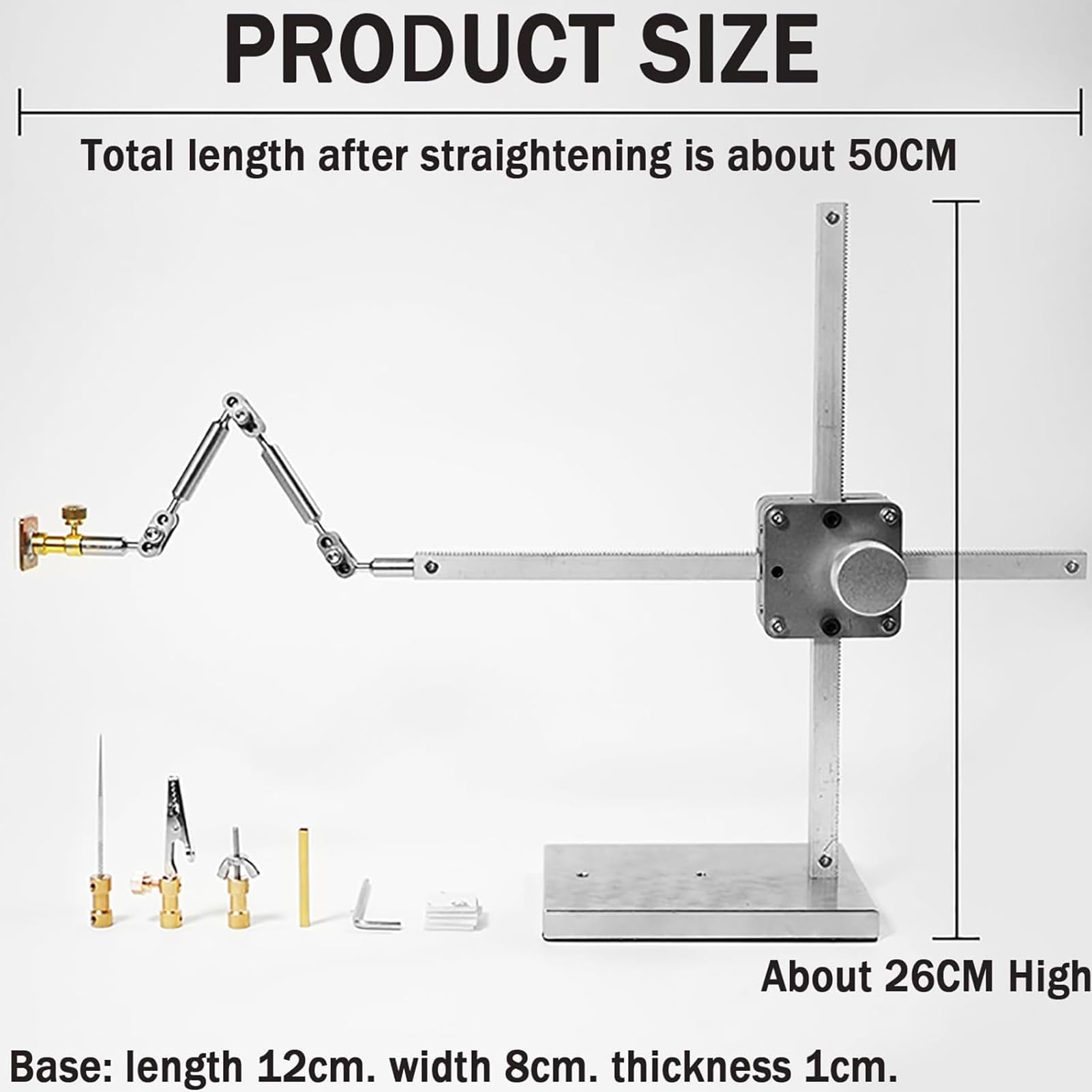 Vertical et Horizontal linéaire Winder Rig, Stop Motion Armature Kit avec 5 connecteurs, pour Stop Motion Animation Vidéo ou Photographie,26CM