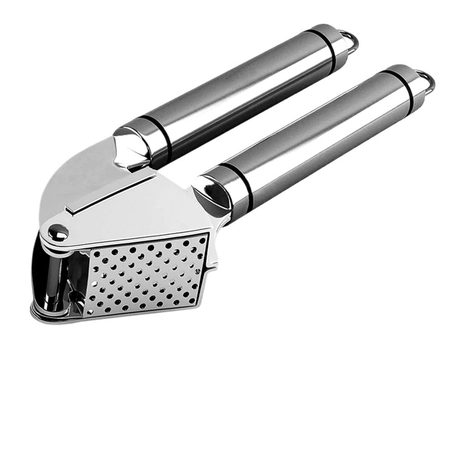 Generisch Knoblauchpresse-Set, rostfrei, Fleischwolf, Zerkleinerer mit Silikon-Rollenschäler