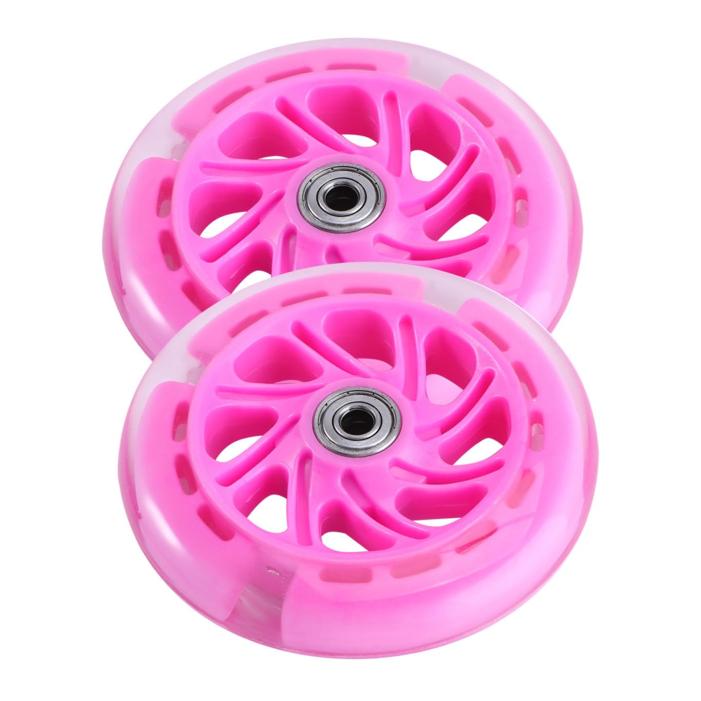Ruedas de Repuesto para Patinete Iluminadas de Pu 2 Piezas