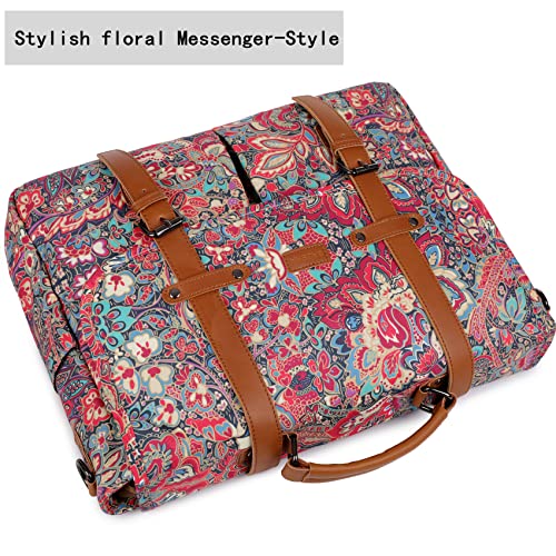 Baosha Frauen Umhängetasche Druck Laptop Computer Tasche 15,6 Zoll Aktentasche Satchel Schultertasche Bookbag YL-01 (HS)