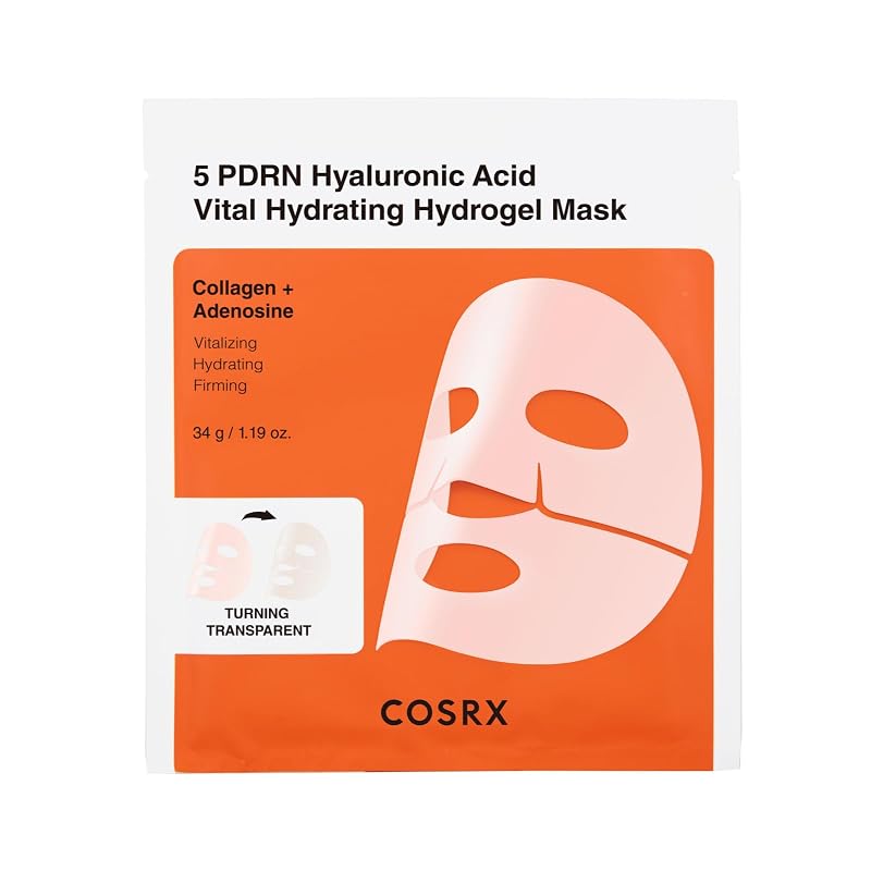 Máscara facial em gel COSRX 5 PDRN Hyaluronic Vital, uso noturno, 34 g