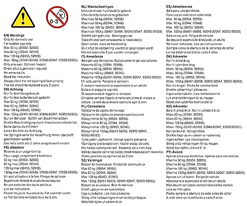 VidaXL Set Trampolino Rotondo 183x52 cm 80 kg