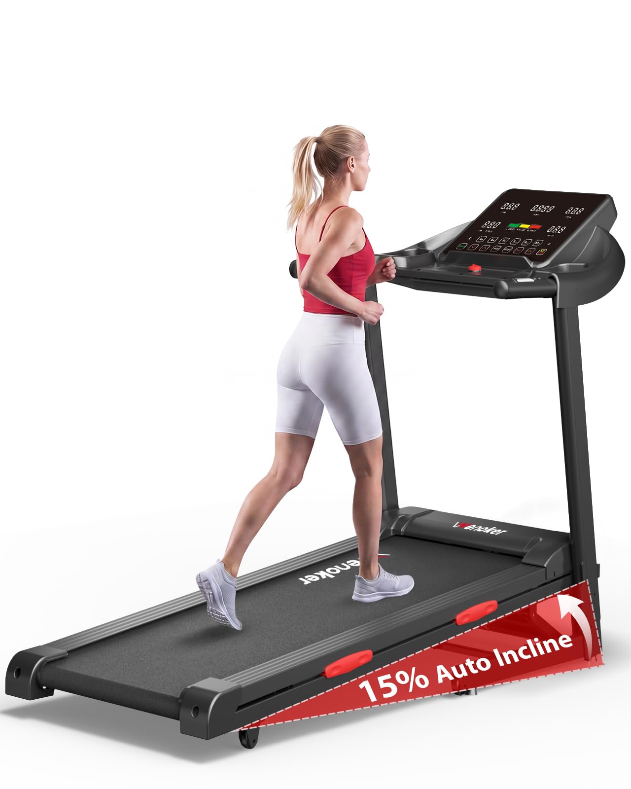 Fitnessbike Laufbänder Rehabilitations Pedaltrainer für Arm und Bein mit LCD Display – Ideal für Zuhause und Büro