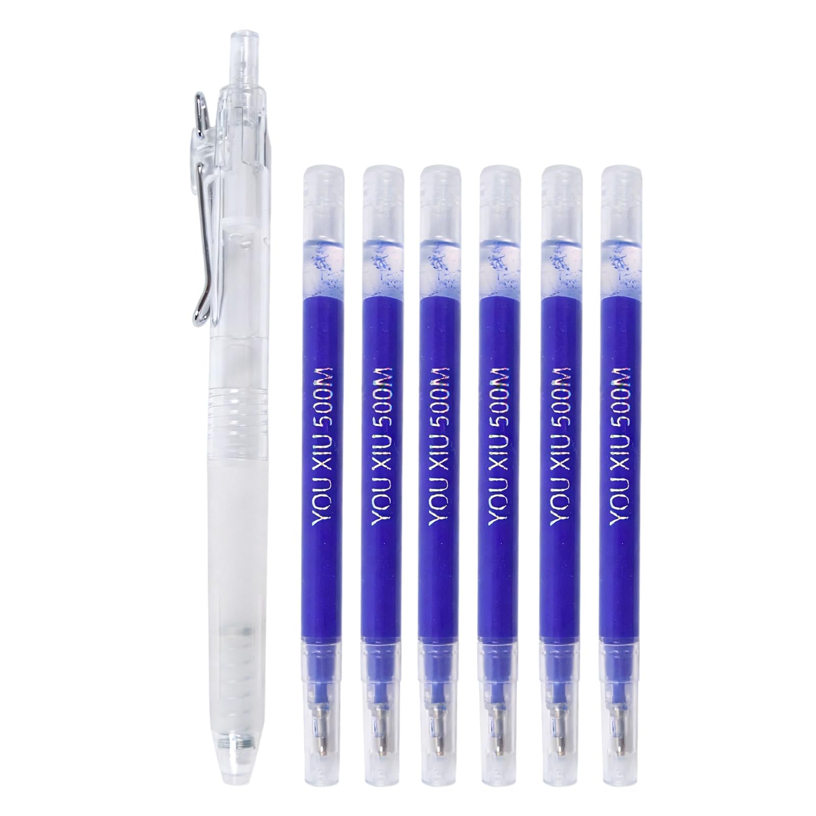 ZEPFJHE Temperatures Disappearing Fabric Marker Pen for Sewing and Crafting with Heat Sensitive Temporary Fabric Marker