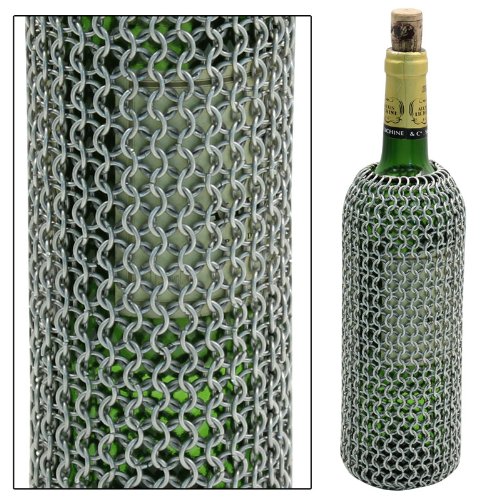 Medieval Chainmail Wine Bottle Bag