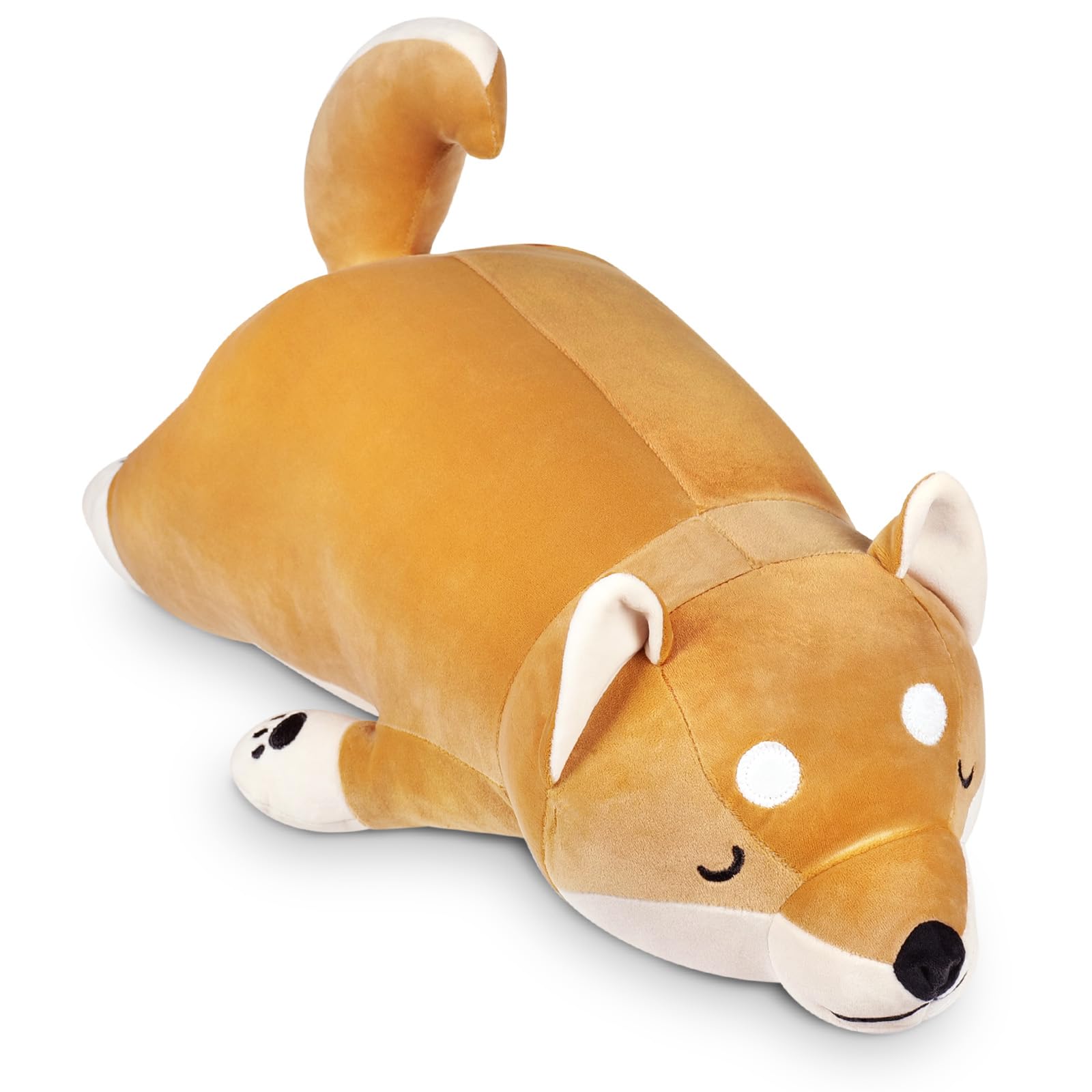 CoolChange Duża poduszka Shiba Inu przytulanka dla psów, przytulanka dla psów, 65 x 25 x 30 cm